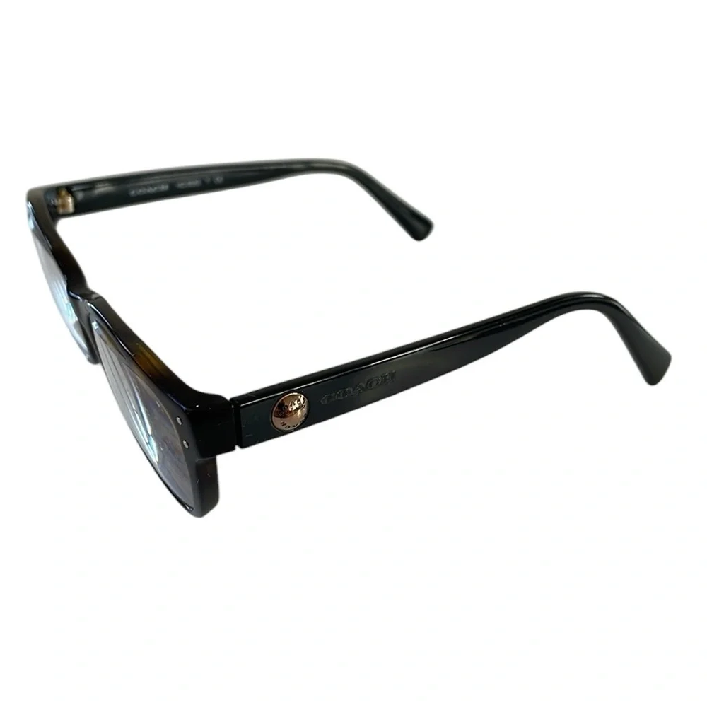 Coach women’s eyeglasses and case.‎ Frames only. Coach logo on temples. Black.